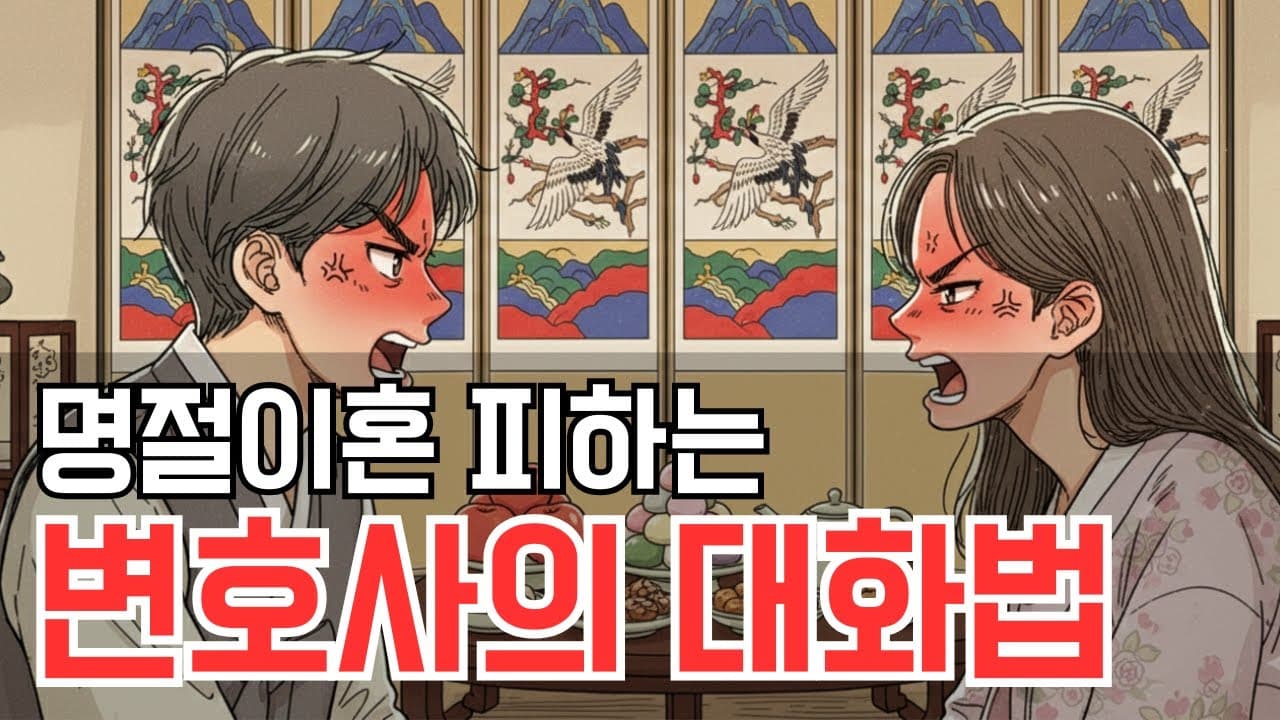 추석 명절 싸움, 이혼까지 간다? 이혼전문변호사가 알려주는 대화법 1가지